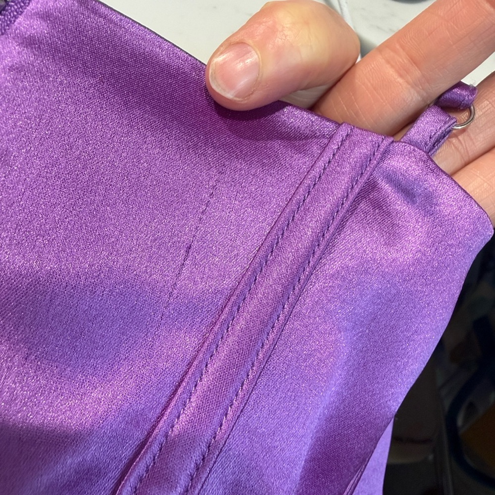 Purple Women's Cargo Pants - Picture 9 of 10